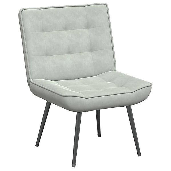 vidaXL Relaxsessel Relaxsessel Hellgrau 64x74x84 cm günstig online kaufen