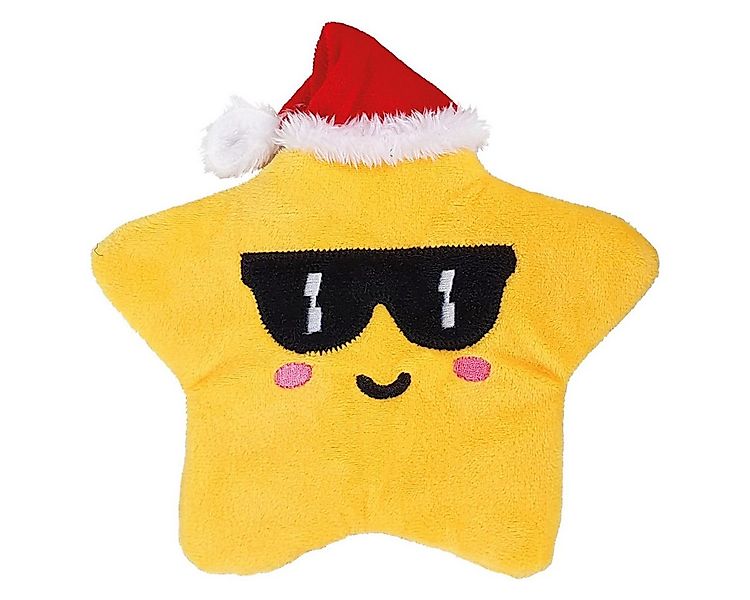 Nobby Tierkuscheltier Hundespielzeug Xmas Plüschstern "Cool" gelb günstig online kaufen