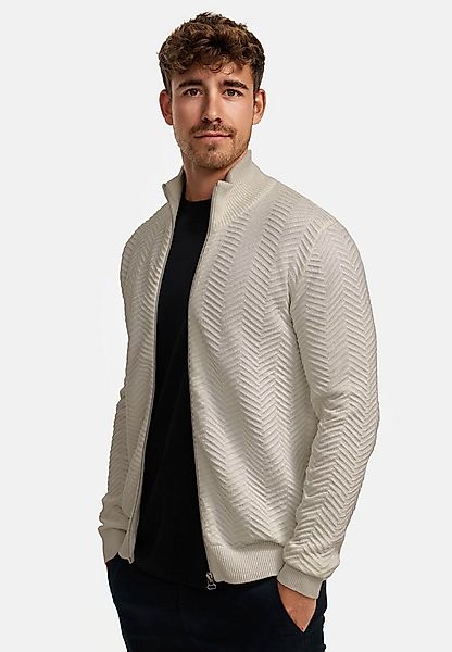Kronstadt Strickjacke Herren KSCarlo Herrenstrickjacke Fein-Strickjacke mit günstig online kaufen
