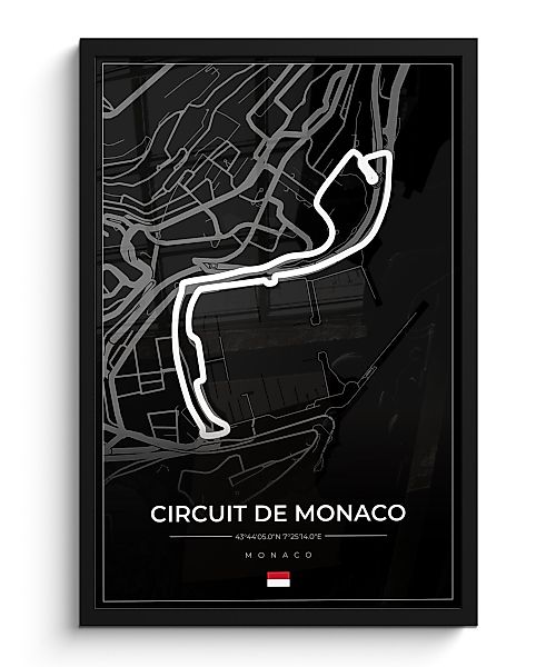 MuchoWow Poster Monaco - Formel 1 günstig online kaufen