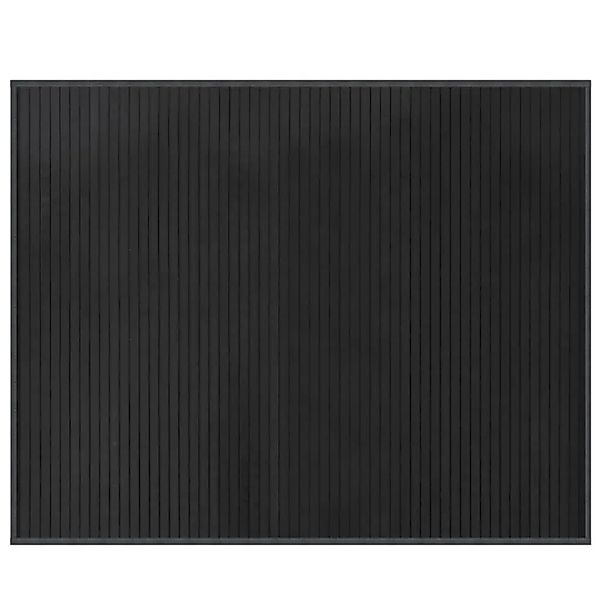 vidaXL Teppich Rechteckig Grau 80x100 cm Bambus 376904 günstig online kaufen