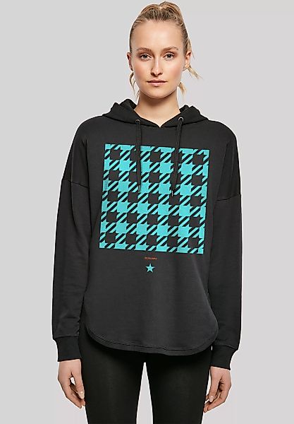 F4NT4STIC Kapuzenpullover "Hahnentritt Karo blau", Print günstig online kaufen