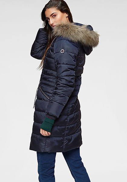 KangaROOS Steppjacke mit Kapuze figurbetonter Schnitt, mit Reißverschlussta günstig online kaufen