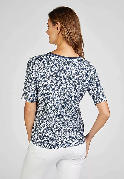 Rabe T-Shirt mit floralem Design günstig online kaufen