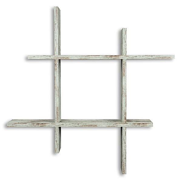 Levandeo® Wandregal, levandeo Hashtag Regal 75x75cm günstig online kaufen