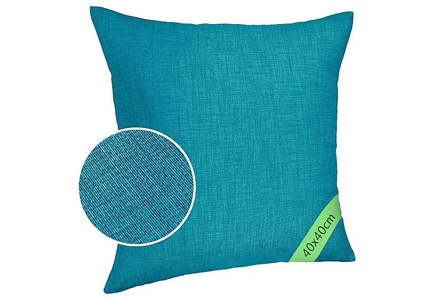 ANRO Dekokissen MrJack Kissenbezug Leinenoptik Deko Kissen Uni, Kissenbezug günstig online kaufen