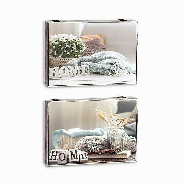 Abdeckungen Dkd Home Decor Home Zähler 46,5 X 6 X 31,5 Cm 2 Stück Holz Mdf günstig online kaufen