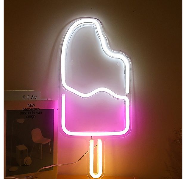 Rosnek LED Dekolicht Einhorn Eiscreme Gitarre Mond mit Stern, für Schlafzim günstig online kaufen