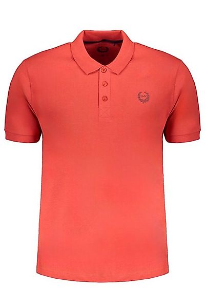 GIAN MARCO VENTURI Poloshirt Herren Kurzarm-Poloshirt Rot mit Logo & günstig online kaufen