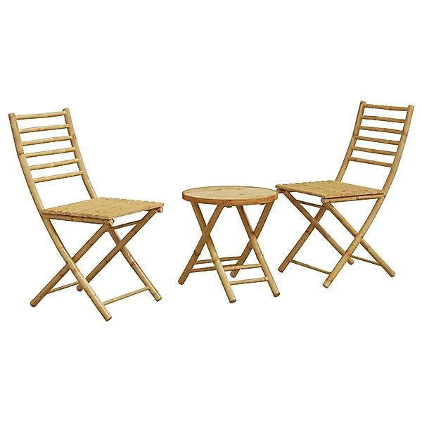 vidaXL 3-tlg Bistro-Set Bambus Modell 7 günstig online kaufen