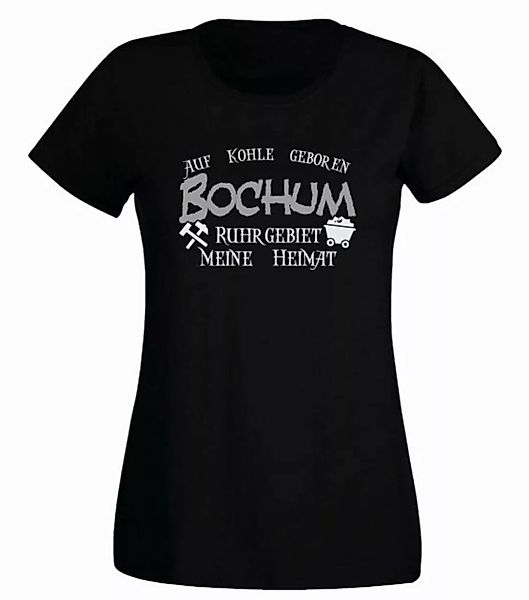 G-graphics T-Shirt Auf Kohle geboren – BOCHUM – Ruhrgebiet – Meine Heimat S günstig online kaufen