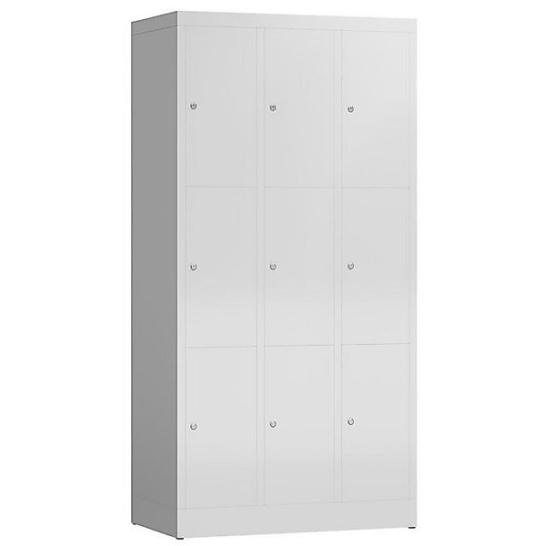 Steelboxx Fächerschrank ClassiX Schließfachschrank, 3 Abteile à 3 Fächer, 1 günstig online kaufen
