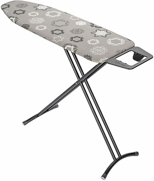 WENKO Bügelbrett "Modell Classic Black" Bügelfläche 120 cmx38 cm höhenverst günstig online kaufen