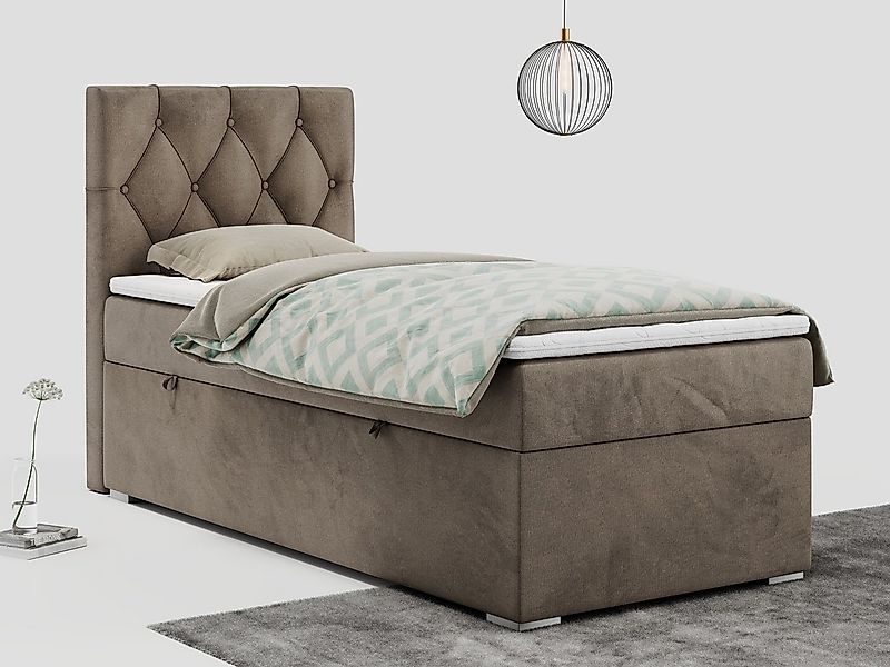 MKS MÖBEL Boxspringbett ALDA (Set, Packung, Multipocket Matratze, T30-Schau günstig online kaufen