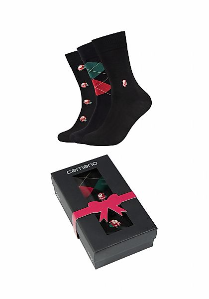 Camano Sneakersocken "ca-soft" 3 Stk. tlg. mit elastischem Bund günstig online kaufen