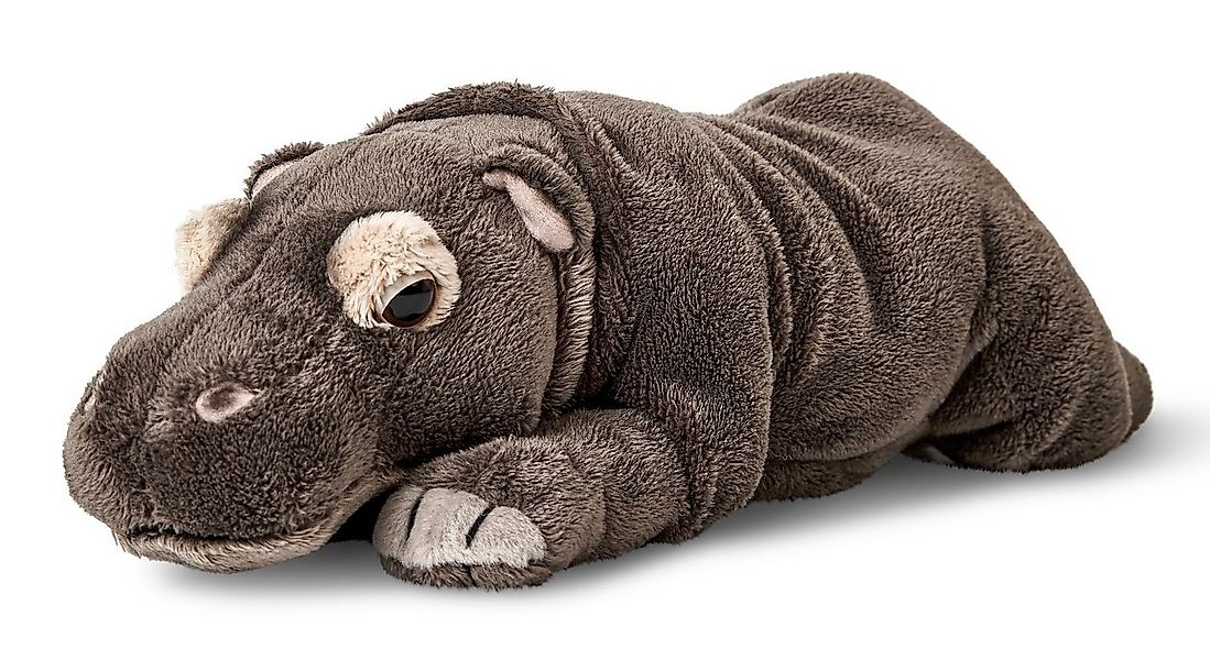 Uni-Toys Kuscheltier Nilpferd, liegend - 30 cm - Plüsch-Hippo, Flusspferd, günstig online kaufen