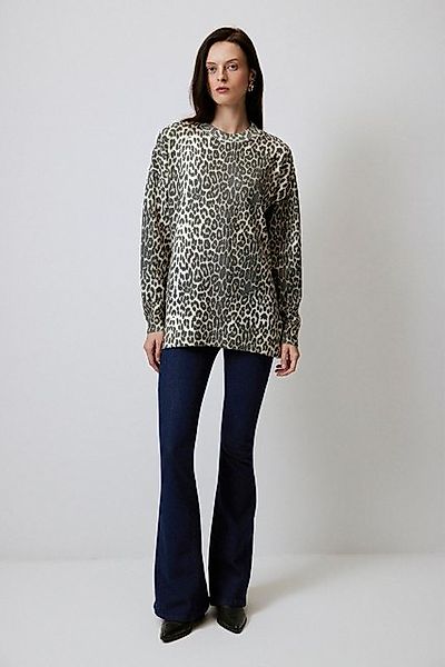 touche prive Sweatshirt STRICKTUNIKA MIT LEOPARDENMUSTER günstig online kaufen