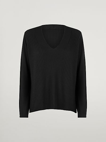 Wolford - Merino Blend Top Long Sleeves, Frau, black, Größe: L günstig online kaufen