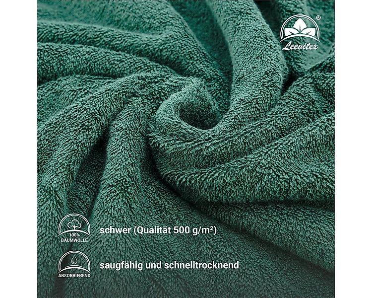 leevitex® Saunatuch Saunatuch Frottee XXL, (2-St), 80 x 200 cm, extra groß günstig online kaufen
