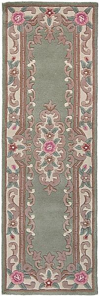 FLAIR RUGS Läufer "Aubusson" rechteckig 10 mm Höhe Wolle, Teppich, Wohnzimm günstig online kaufen