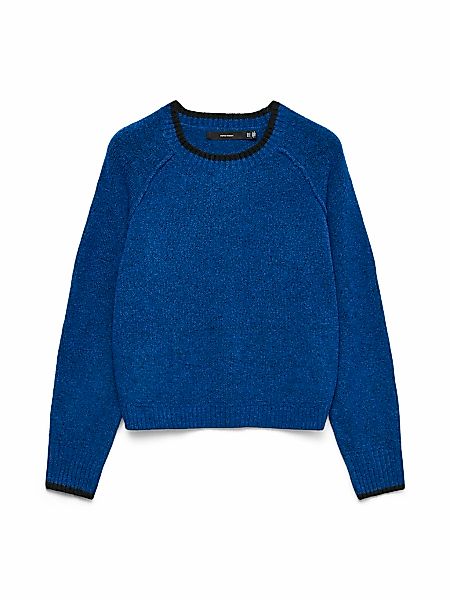 Vero Moda Strickpullover "VMAQUARIUS LS O-NECK RAGLAN PULLOVER BF" günstig online kaufen