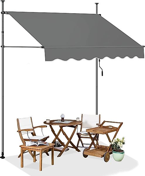 Woltu Klemmmarkise (1-St) höhenverstellbar, UV-beständig wasserdicht günstig online kaufen