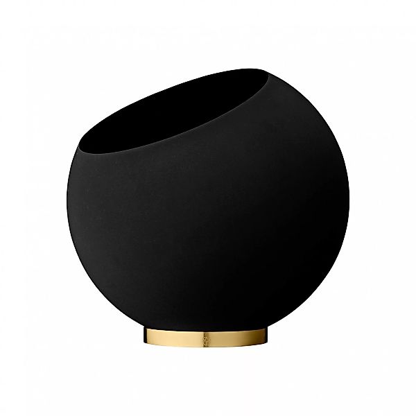 AYTM - Globe Blumentopf Ø 17cm - schwarz/H 15,4cm x Ø 17cm/für Innen- und A günstig online kaufen