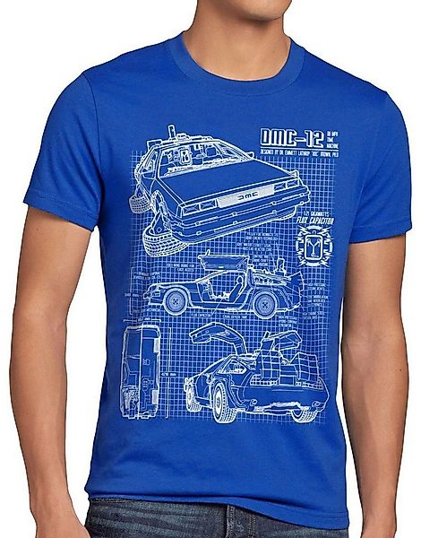 style3 T-Shirt Delorean DMC-12 zurück in die zukunft back to the future mar günstig online kaufen