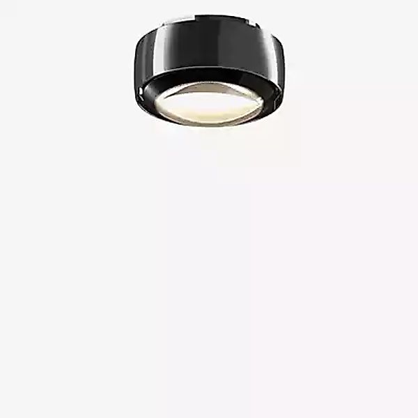 Occhio Più Alto V Volt S30 Deckenleuchte LED, Kopf chrom glänzend/Baldachin günstig online kaufen