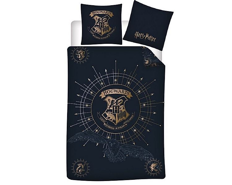 Harry Potter Bettwäsche Set Decke & Kissenbezug 140x200 + 65x65 cm aus Poly günstig online kaufen