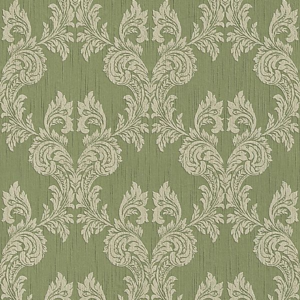 Tadessi Tapete Barock Samuel M1 No 3790 Vliestapete Grün Klassik Vintage St günstig online kaufen