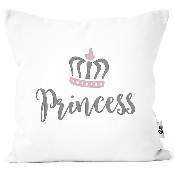 MoonWorks Dekokissen Kissen-Bezug Princess Prince Krone günstig online kaufen