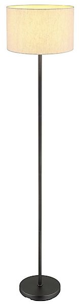 NOWA Stehlampe THEA, ohne Leuchtmittel, Stehleuchte schwarz-chrom matt Wohn günstig online kaufen