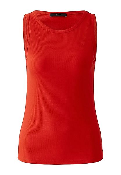Oui Trägertop FILIZ Top elastische Viskoserippe günstig online kaufen