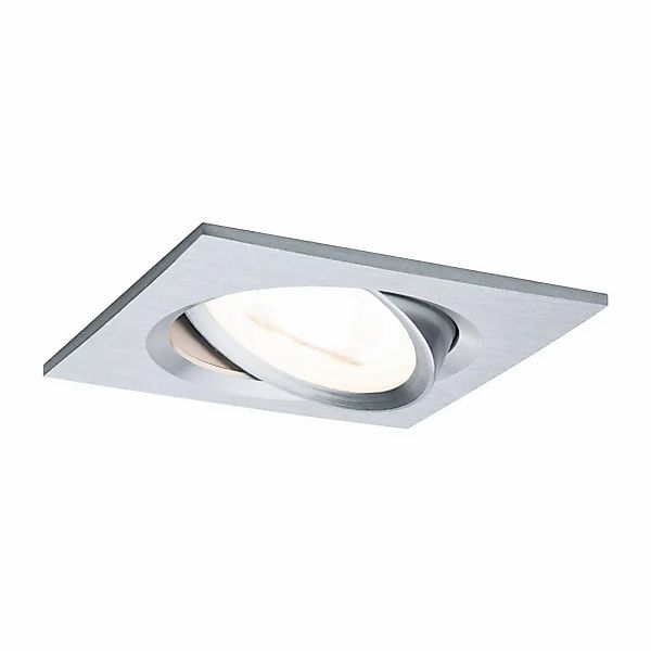 Paulmann "LED Einbauleuchte 3-Step-Dim Nova schwenkbar eckig 84x84mm 50° GU günstig online kaufen