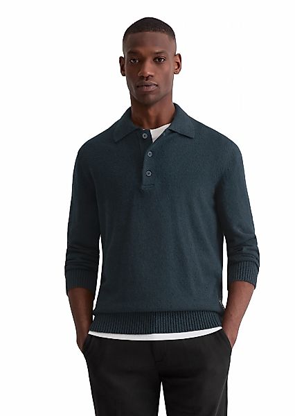 Marc OPolo Polokragenpullover "regular fit aus Bio-Baumwoll-Bouclé" günstig online kaufen