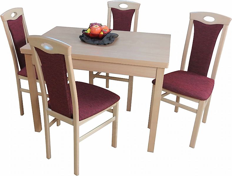 HOFMANN LIVING AND MORE Essgruppe "5tlg. Tischgruppe" Spar-Set, 5tlg. Tisch günstig online kaufen