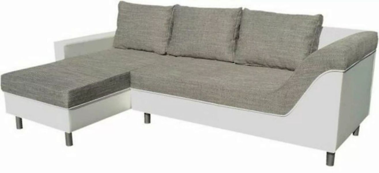 JVmoebel Sofa Sofa L-Form Ledersofa Couch Wohnlandschaft Garnitur Design, M günstig online kaufen