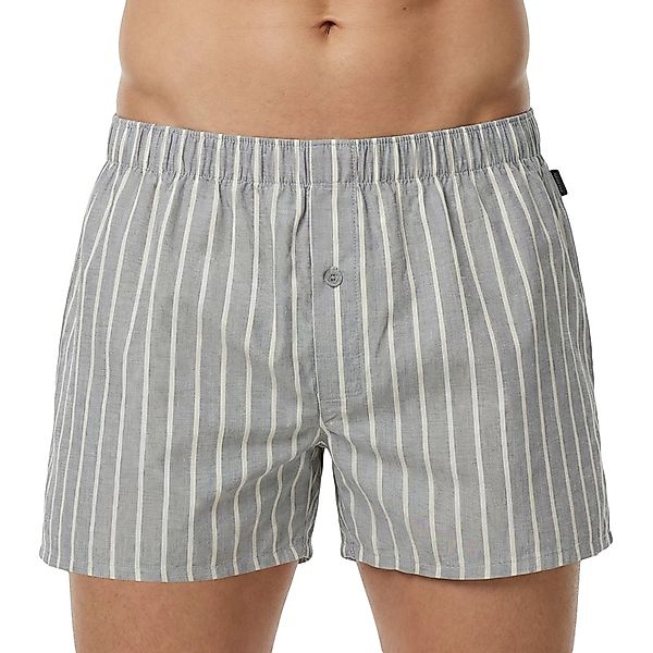 Hanro Boxershorts Grau gestreift günstig online kaufen
