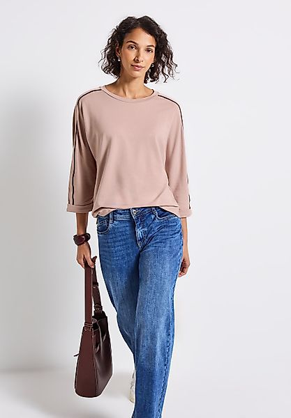 STREET ONE 3/4-Arm-Shirt, mit Galonstreifen günstig online kaufen