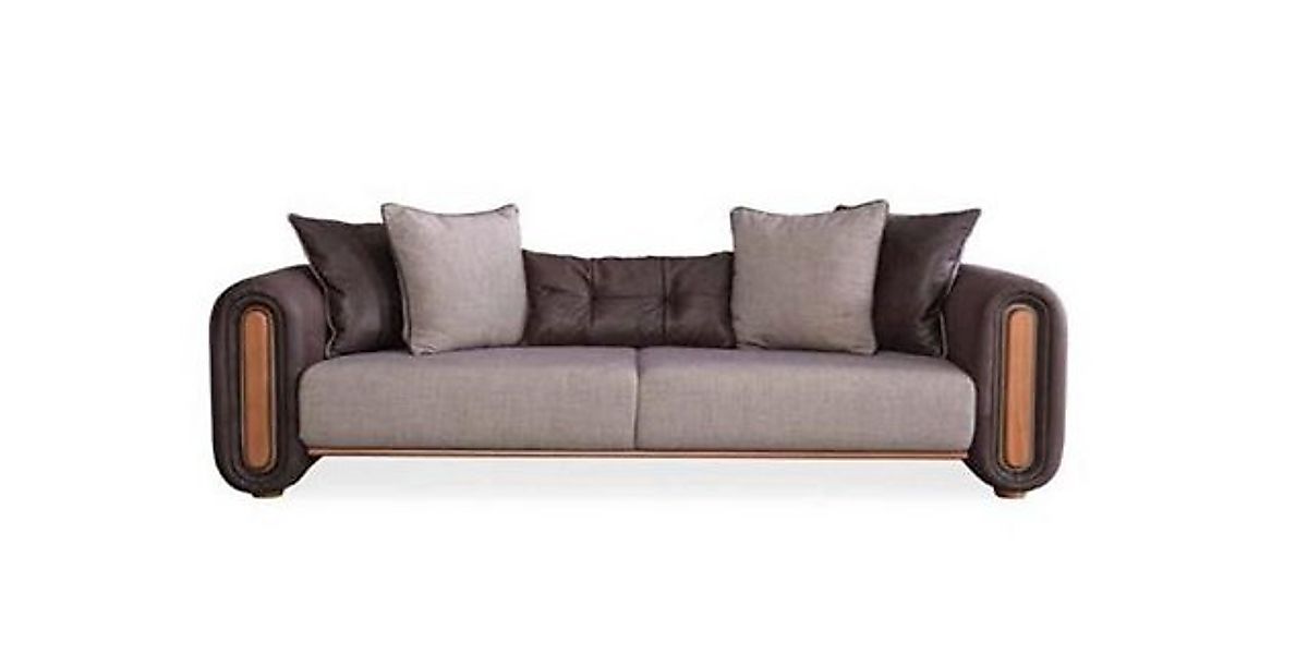 Xlmoebel Sofa Luxuriöses Textil-Sofa-Set mit drei Teilen - Couch-Garnitur, günstig online kaufen