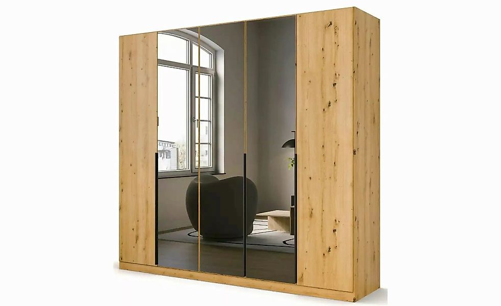 Drehtürenschrank  Skyla ¦ holzfarben ¦ Maße (cm): B: 226 H: 210 Schränke > günstig online kaufen