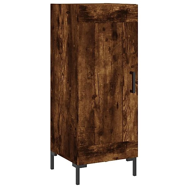 vidaXL Sideboard Räuchereiche 34,5x34x90 cm Holzwerkstoff 830449 günstig online kaufen