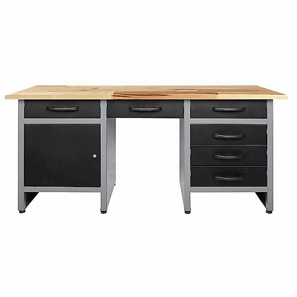 Ondis24 Werkbank Harry 160 cm 6 Schieber 1 Tür Werkstatteinrichtung günstig online kaufen