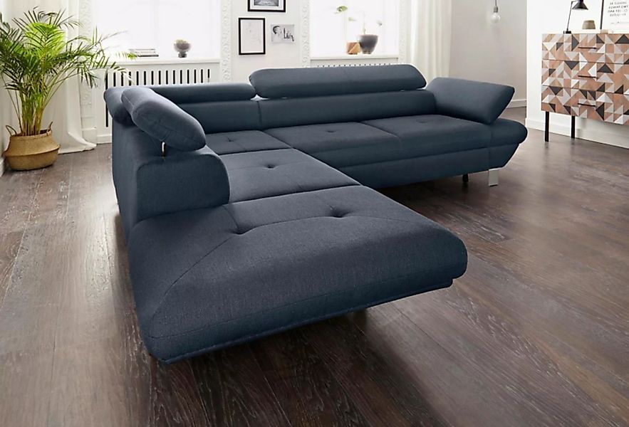 exxpo - sofa fashion Ecksofa Vinci, L-Form, wahlweise mit Bettfunktion günstig online kaufen