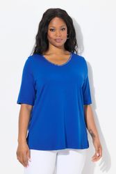 Ulla Popken T-Shirt Pima Cotton Shirt günstig online kaufen