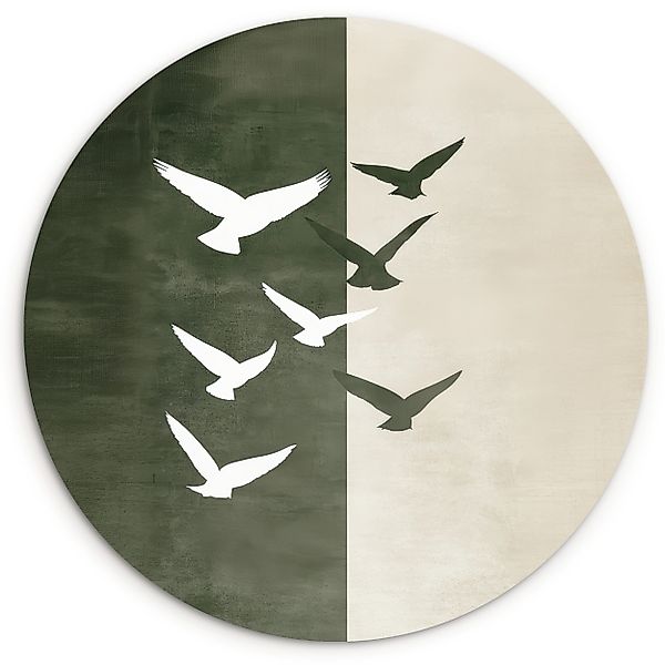 MuchoWow Gemälde Japandi - Vogel - günstig online kaufen