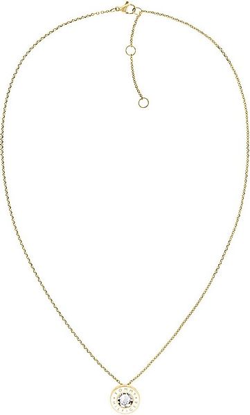 Tommy Hilfiger Kette mit Anhänger LAYERED ENAMEL, mit Emaille - mit Glasste günstig online kaufen