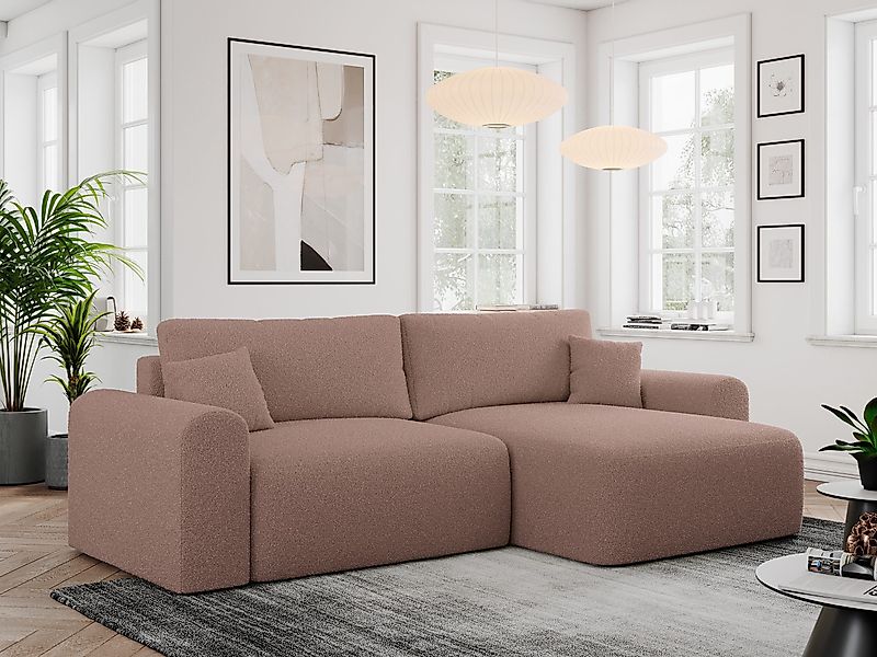 MKS MÖBEL Ecksofa NELSON, Set, Wellenfedern, günstig online kaufen