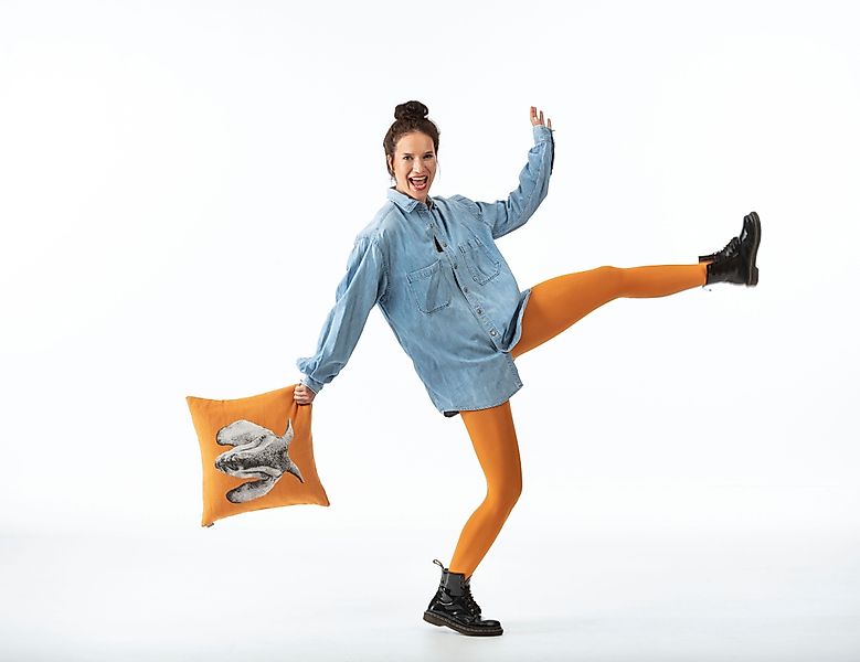 PAD Dekokissen "Moo" Made in Europe, Kissenhülle ohne Füllung, 1 Stück günstig online kaufen